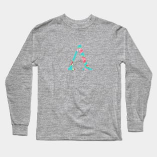 Lambda Watermelon Letter Long Sleeve T-Shirt